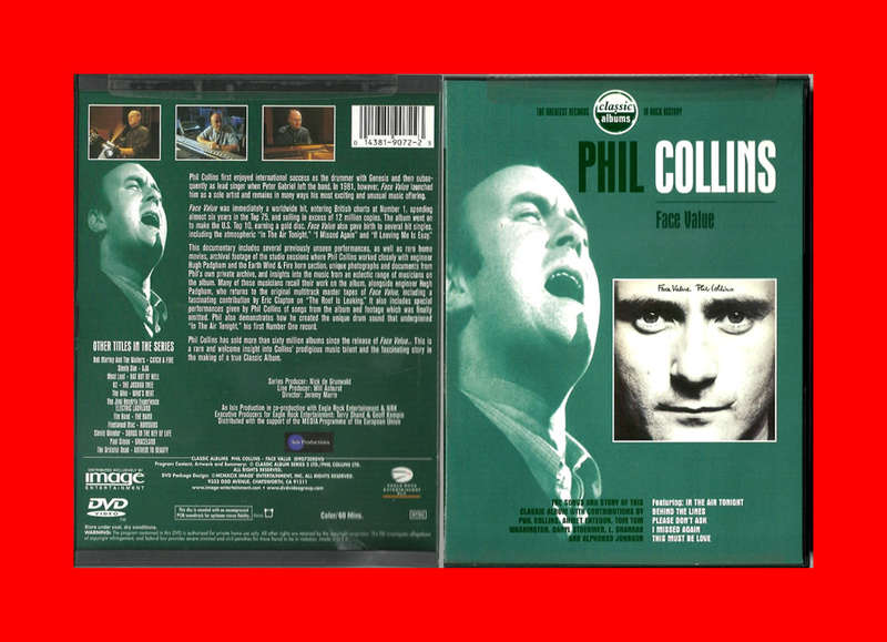 DVD - PHIL COLLINS FACE VALUE -  REGION 1 EDITION