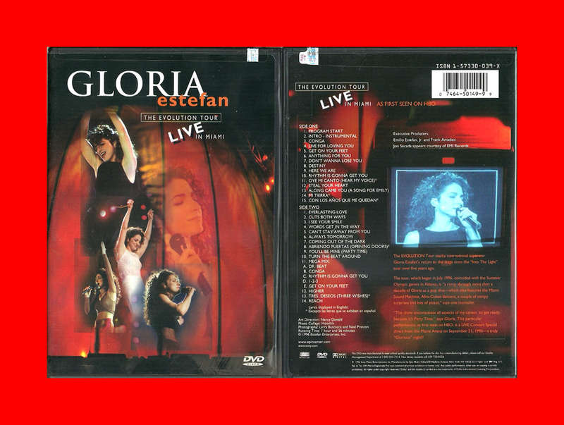 DVD  -  GLORIA ESTEFAN THE EVOLUTION TOUR