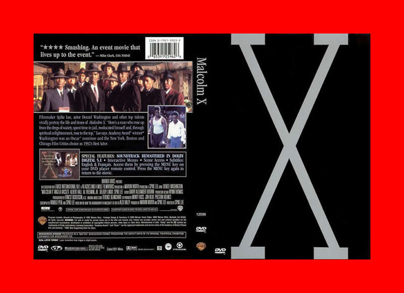 SALE! RARE DVD - MALCOLM X  -  REGION 1 EDITION (EXTREMELY RARE COVER) SEALED