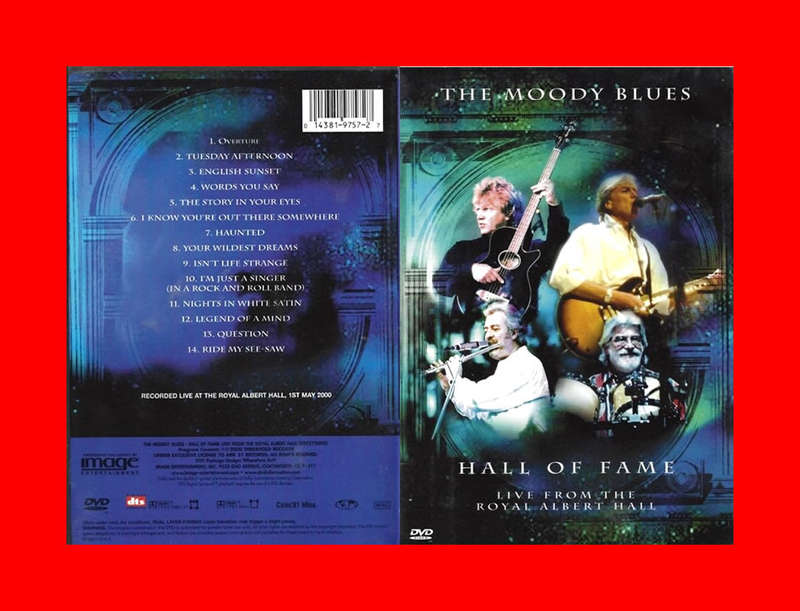 The Moody Blues Hall of Fame DVD - Region 1 Edition