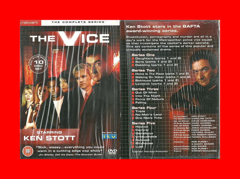 SALE! EXTREMELY RARE DVD BOX SET  -  THE VICE. THE COMPLETE SERIES - REGION 2 EDITION