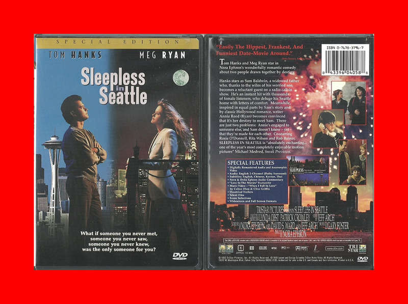 DVD  - SLEEPLESS IN SEATTLE -  REGION 1 EDITION