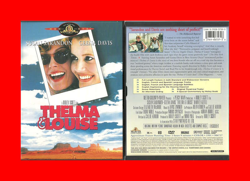 Thelma & Louise DVD - Region 1 Edition