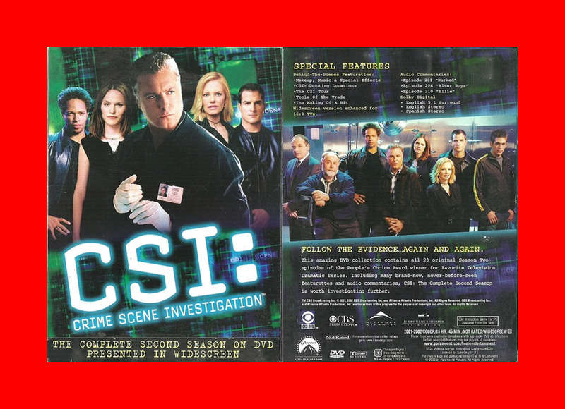 CSI: Las Vegas Season 2 DVD Set - Region 1 Edition