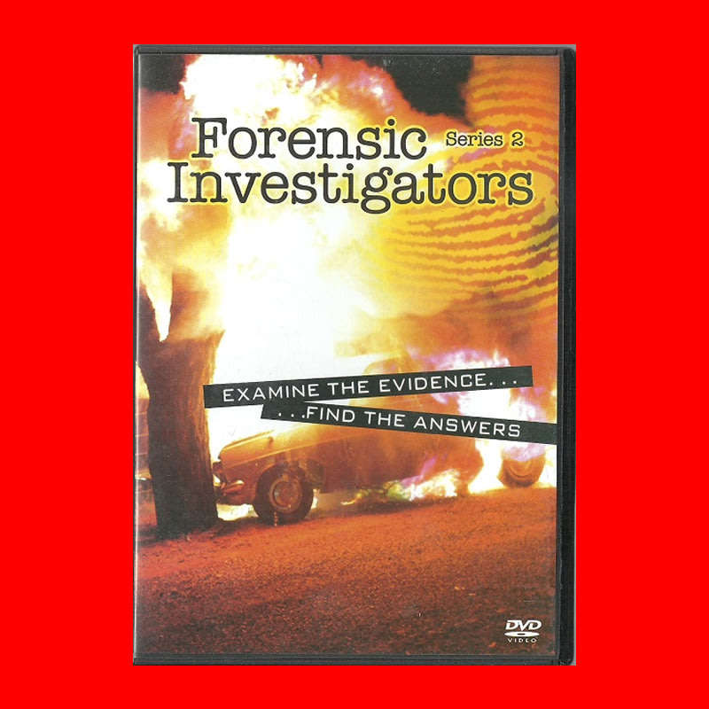 DVD - FORENSIC INVESTIGATORS SERIES 2  - REGION 2 EDITION