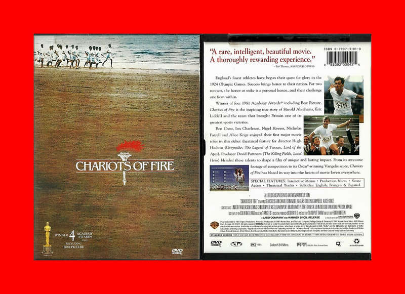 Chariots of Fire DVD - Region 1 Edition
