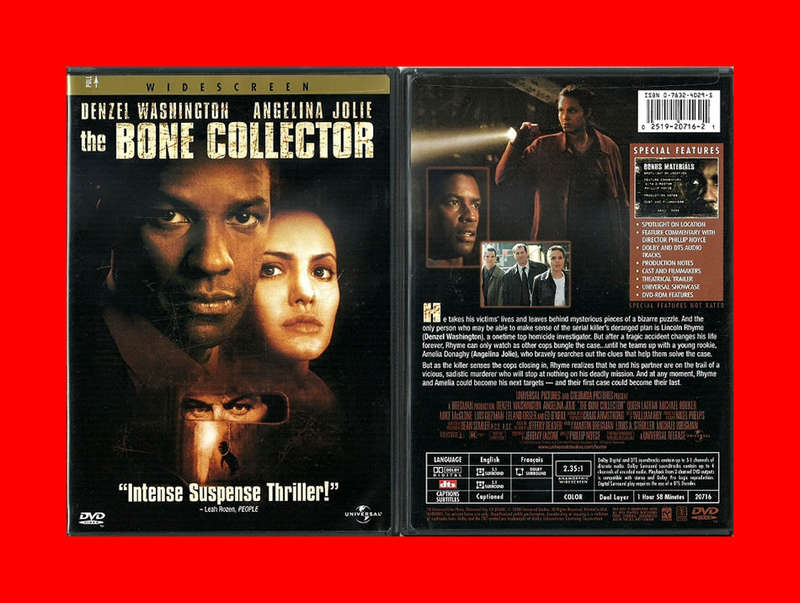 HUGE DVD SALE! - THE BONE COLLECTOR  -  REGION 1 EDITION (NEW)