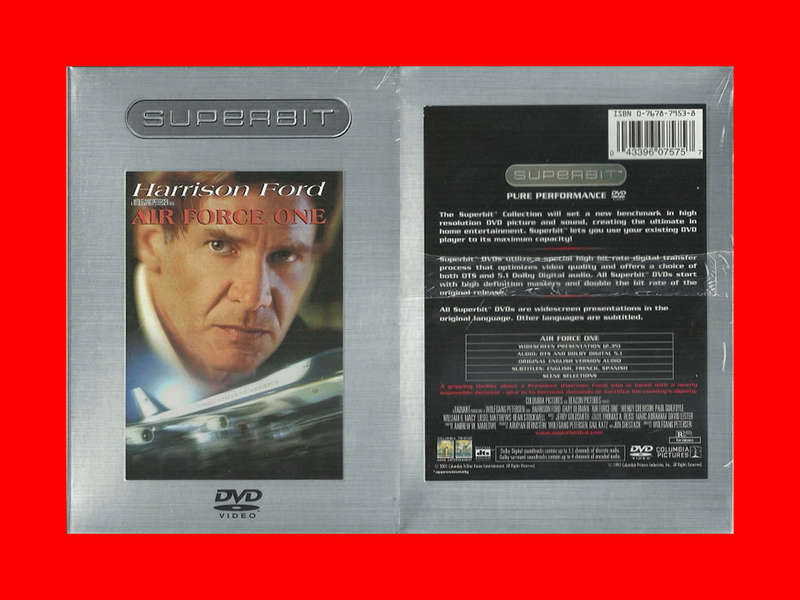SALE! SUPERBIT RARE DVD - AIR FORCE ONE  -  REGION 1 EDITION (NEW)