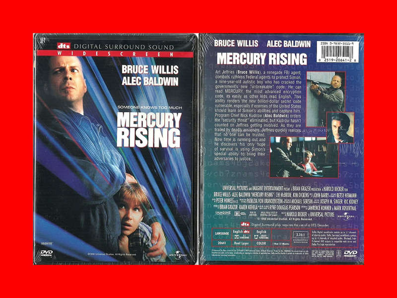DVD: Mercury Rising - Region 1 Edition (New)