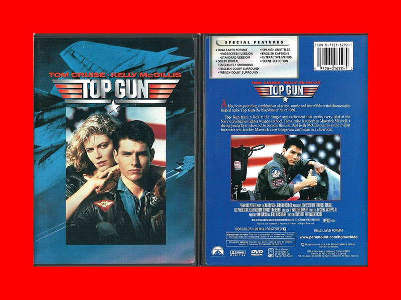 DVD - TOP GUN  -  REGION 1 EDITION (CONDITION NEW)