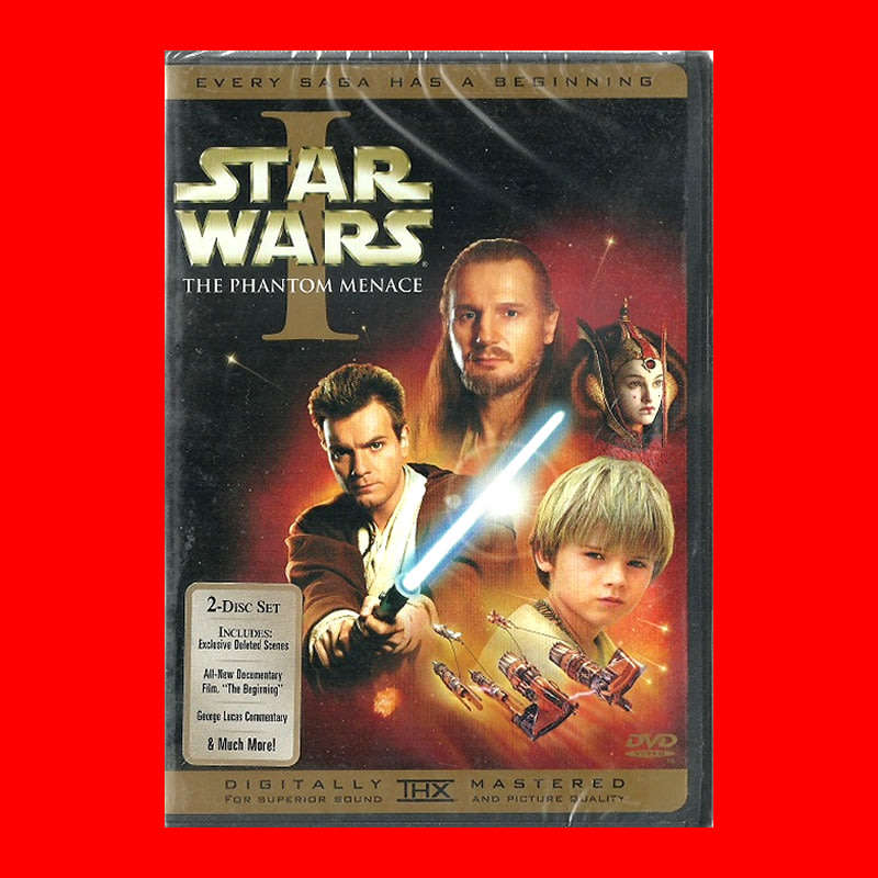 Star Wars I The Phantom Menace DVD - Region 1 Edition