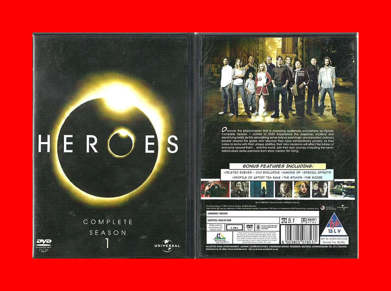Heroes Complete Season 1 DVD - Region 2 Edition