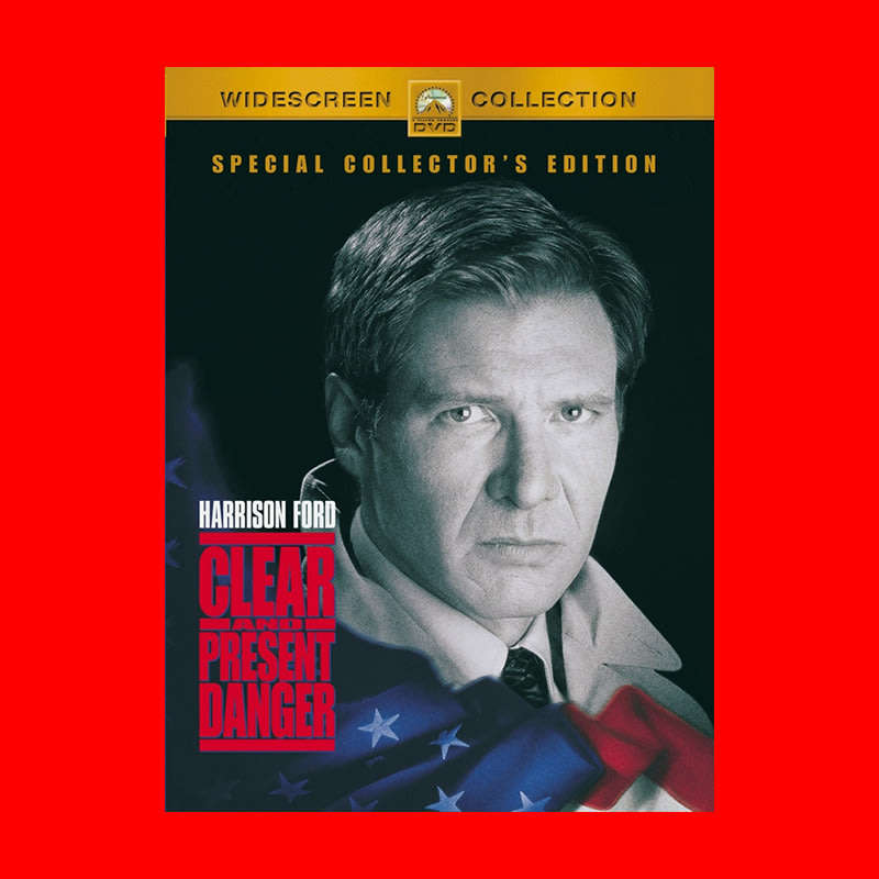 DVD  - CLEAR AND PRESENT DANGER -  REGION 1 EDITION (NEW)