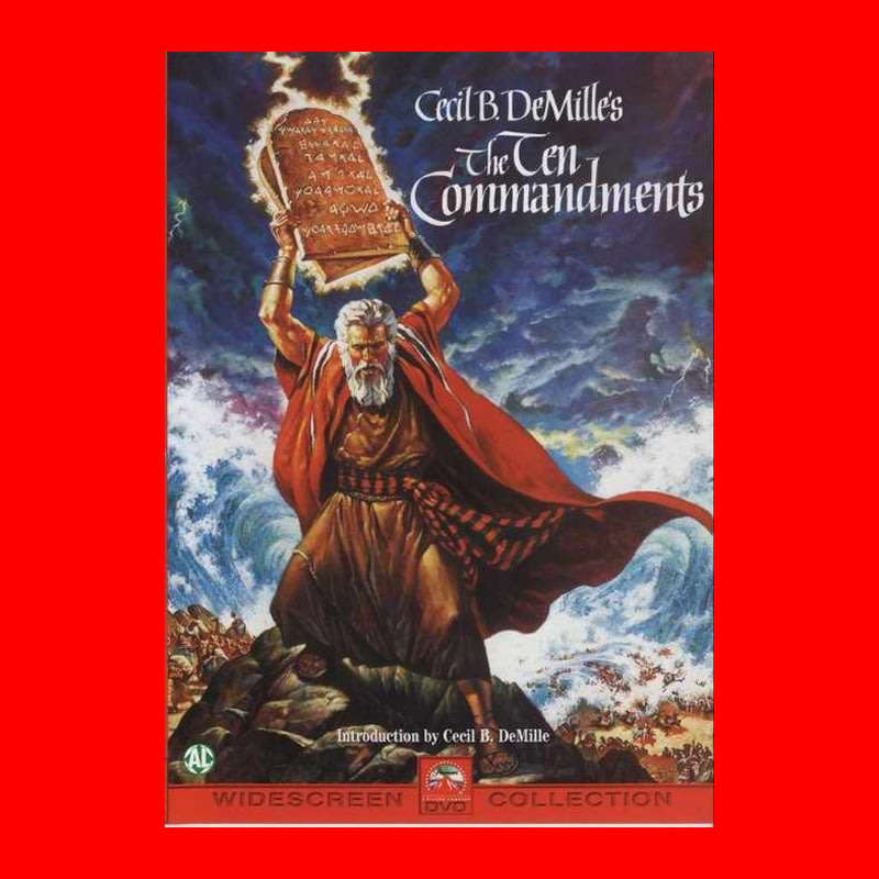 DVD: The Ten Commandments - Region 1 Edition