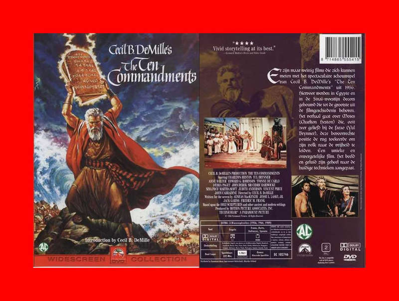 DVD: The Ten Commandments - Region 1 Edition