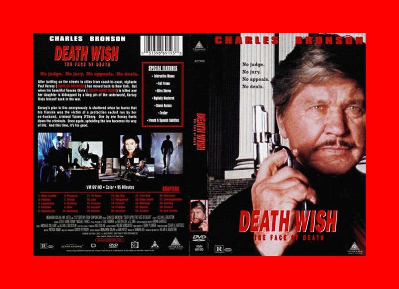 SALE! RARE DVD - DEATH WISH -  REGION 1 EDITION (CONDITION NEW)