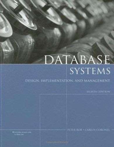 HARD COVER - DATABASE SYSTEMS EIGHTH EDITION (CONDITION VERY GOOD)