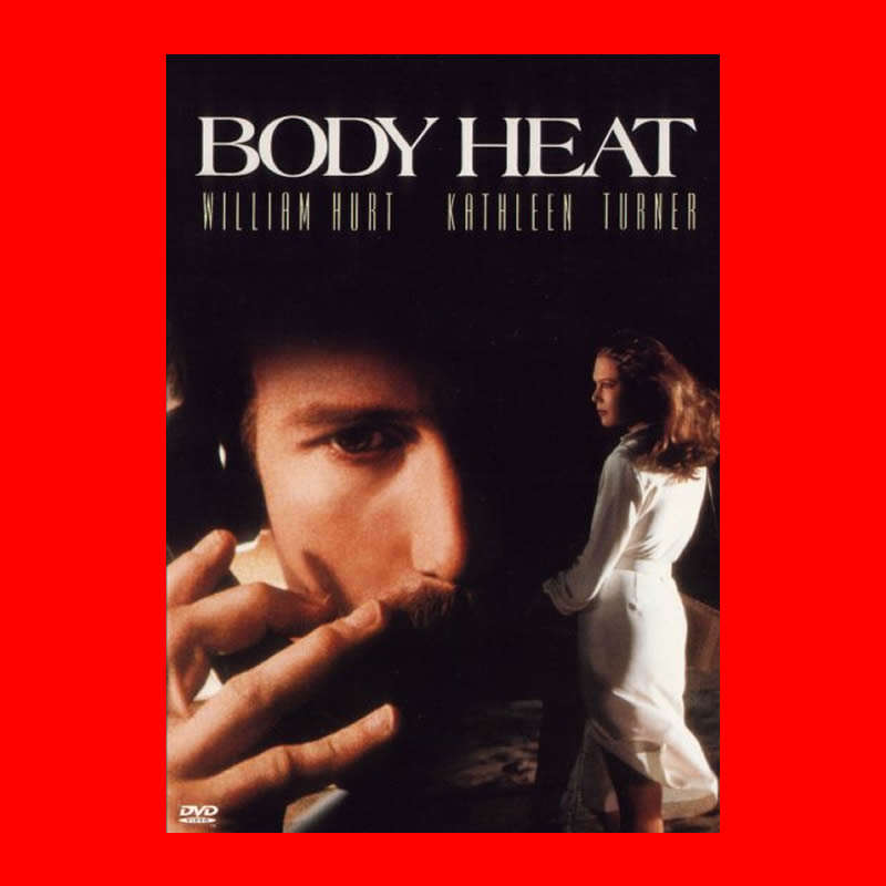 SALE! RARE DVD - BODY HEAT -  REGION 1 EDITION