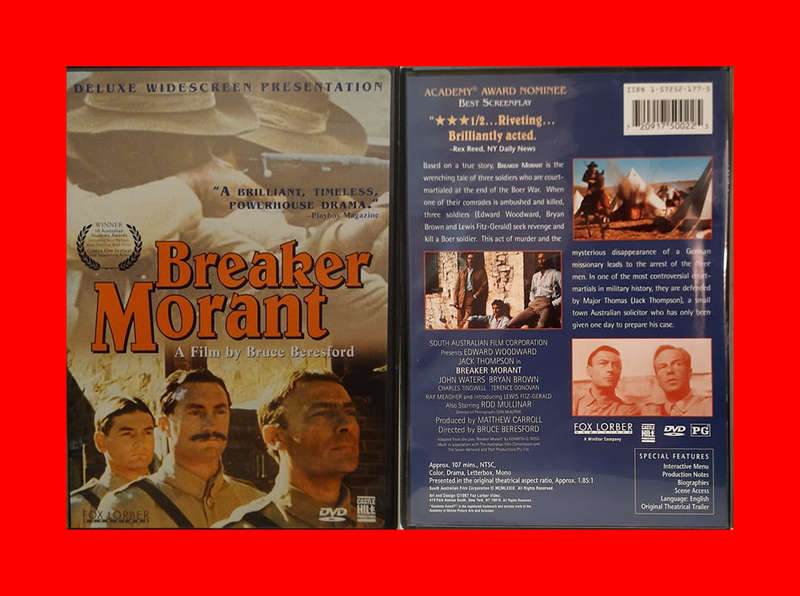 SALE! VERY RARE DVD - BREAKER MORANT -  REGION 1 EDITION