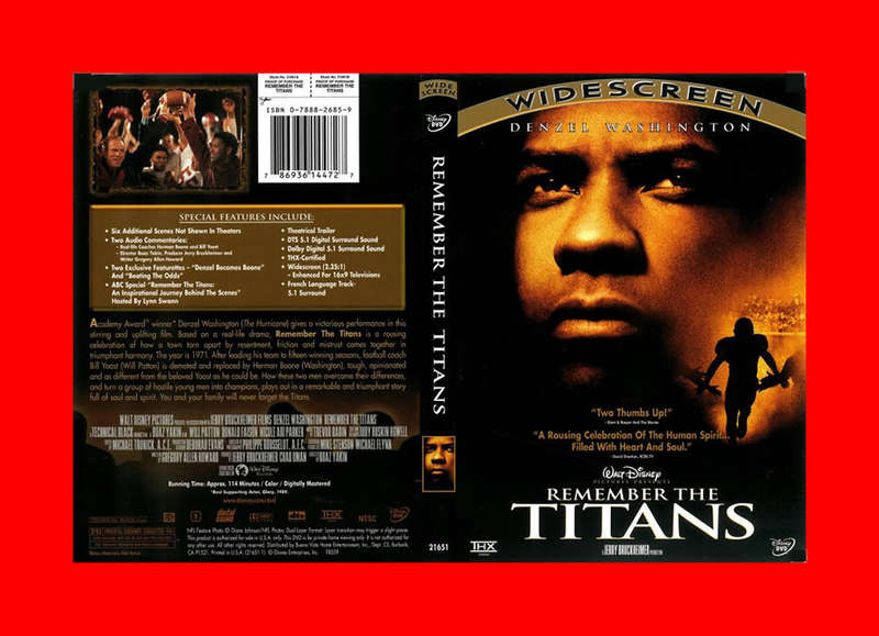 Remember the Titans DVD - Region 1 Edition