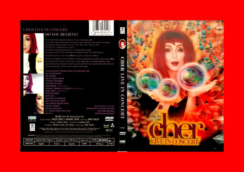 DVD: Cher Live in Concert - Region 1 Edition