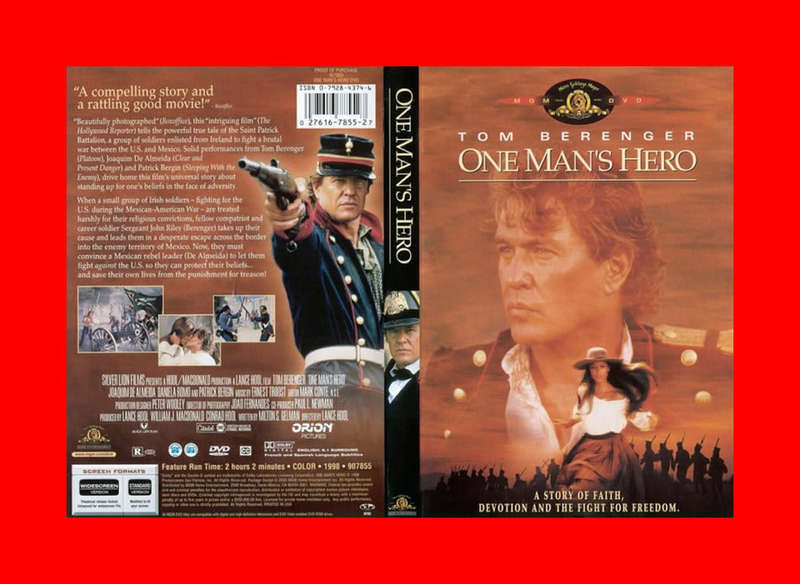 SALE! VERY RARE DVD  - ONE MAN`S HERO - REGION 1 EDITION (CONDITION NEW)
