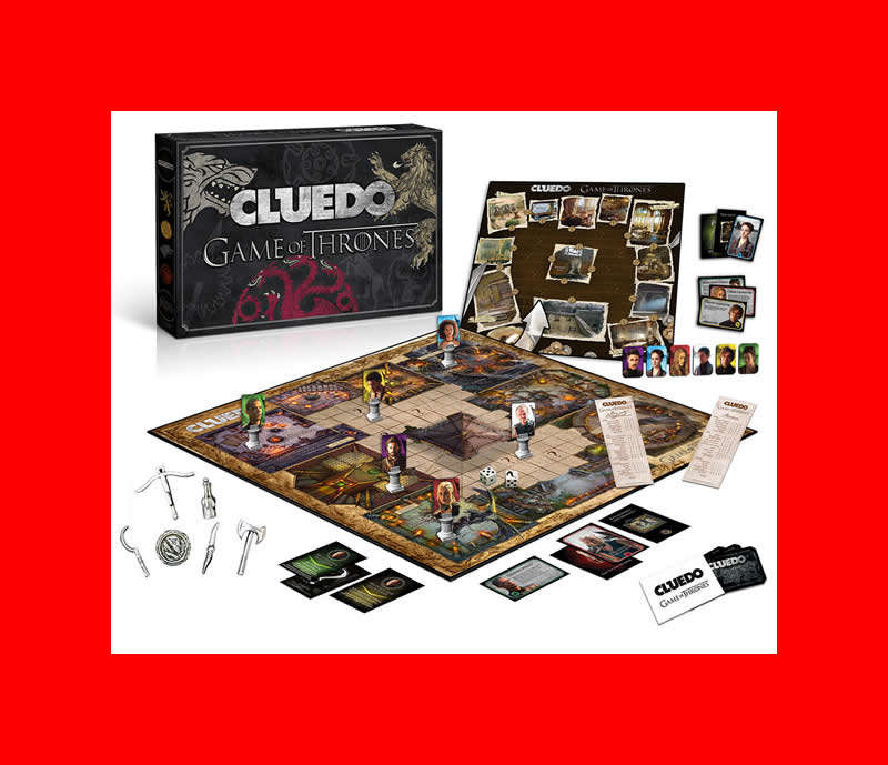 CLUEDO - Game Of Thrones Theme Board Game [Factory Sealed]