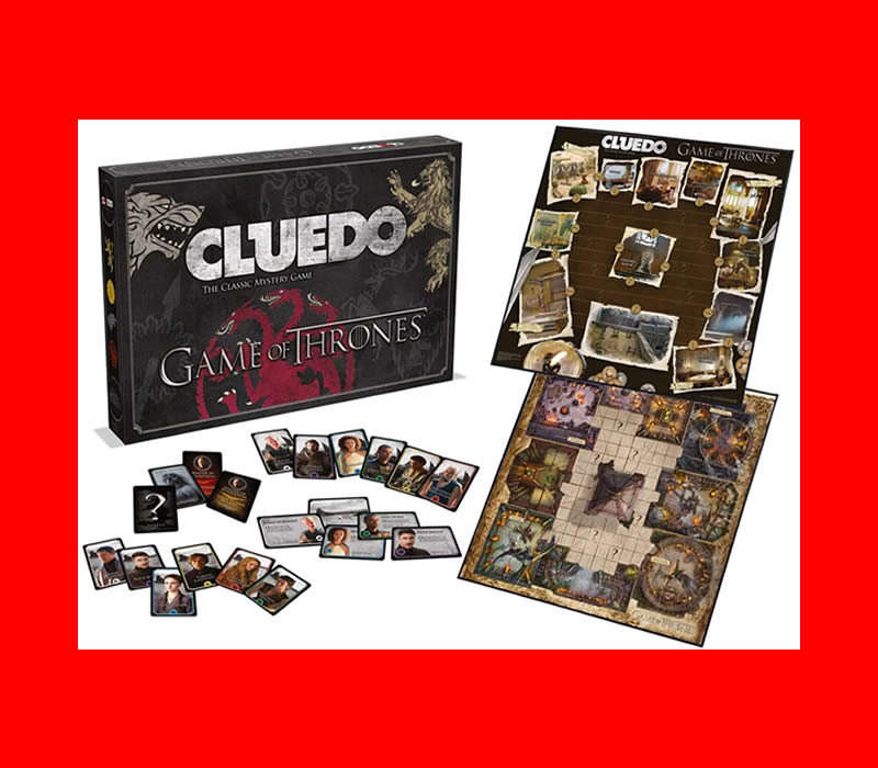 CLUEDO - Game Of Thrones Theme Board Game [Factory Sealed]