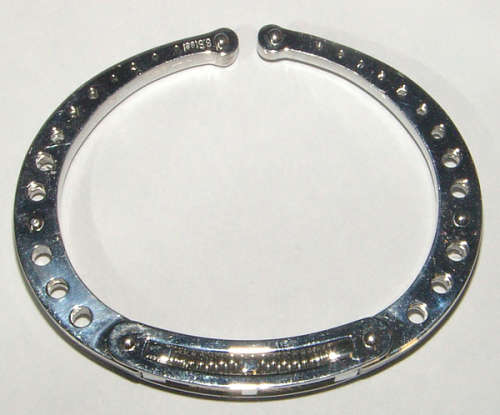 10mm Wide High Quality Stainless Steel Hinged Bangle Bracelet