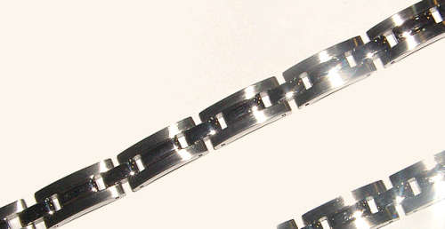 10.1mm Wide High Quality Polished Stainless Steel Bracelet