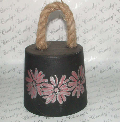 HAND CRAFTED CEMENT DOOR STOP WITH ROPE HANDLE