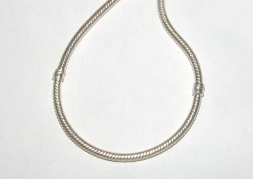 AUTHENTIC SILVERADO CHARM NECLACE IN .925 STERLING SILVER (Fits all Euro/Pandora Type Charms)