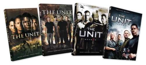 DVD SET - THE UNIT  (SEASONS 1 - 4)