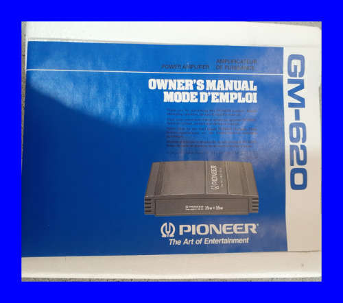 PIONEER VINTAGE GM-620 CAR POWER AMPLIFIER - IN ORIGINAL SEALED PACKAGING