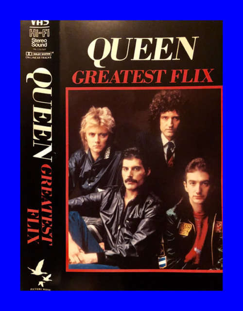 VHS CASSETTE  -  QUEEN GREATEST FLIX (NEW)
