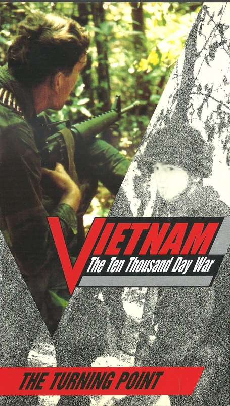 VHS CASSETTE SET  -  VIETNAM - THE TEN THOUSAND DAY WAR (THE TURNING POINT)