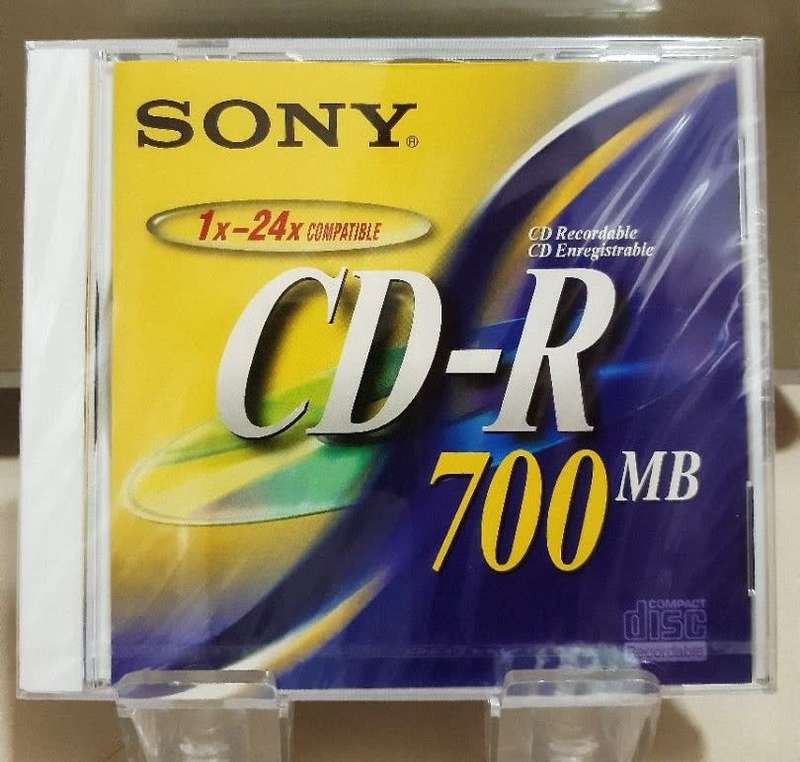 Sony CD-R  700mb Box of 10 (Individually Sealed in Plastic Casings) - 11 boxes available.