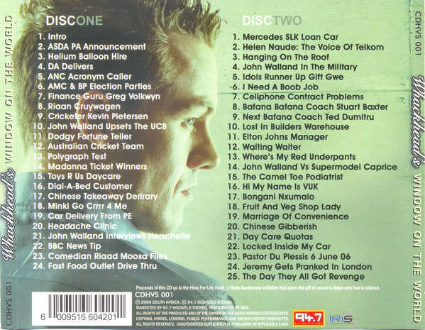 CD - Whackhead`s Window On The World (2008)