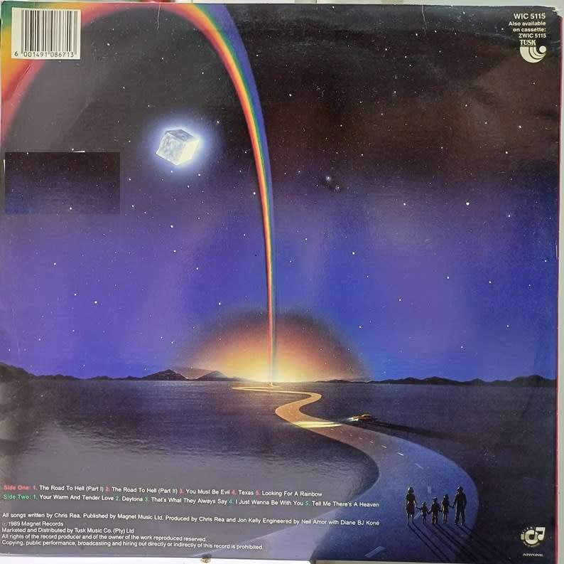 VINYL LP RECORD  - Chris Rea The Road To Hell