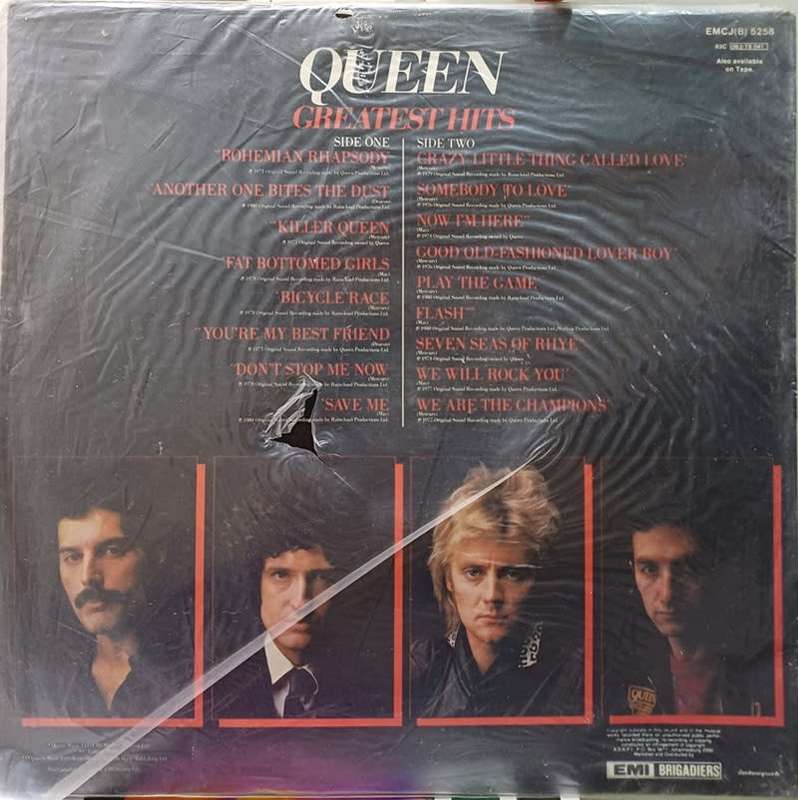 VINYL LP RECORD  - Queen Greatest Hits