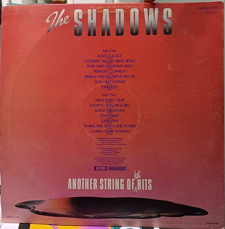 VINYL LP RECORD  - The Shadows - Another String Of Hot Hits