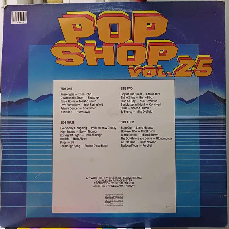 VINYL LP RECORD  - POP SHOP Vol. 25 (Double LP)