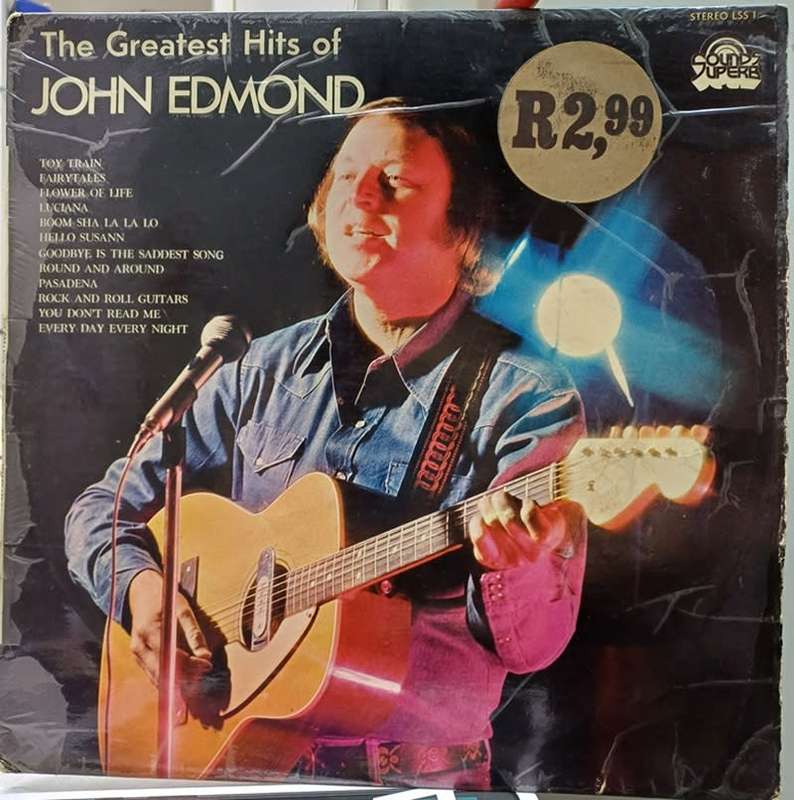 RARE VINYL LP RECORD  - The Greatest Hits of John Edmond (1975)