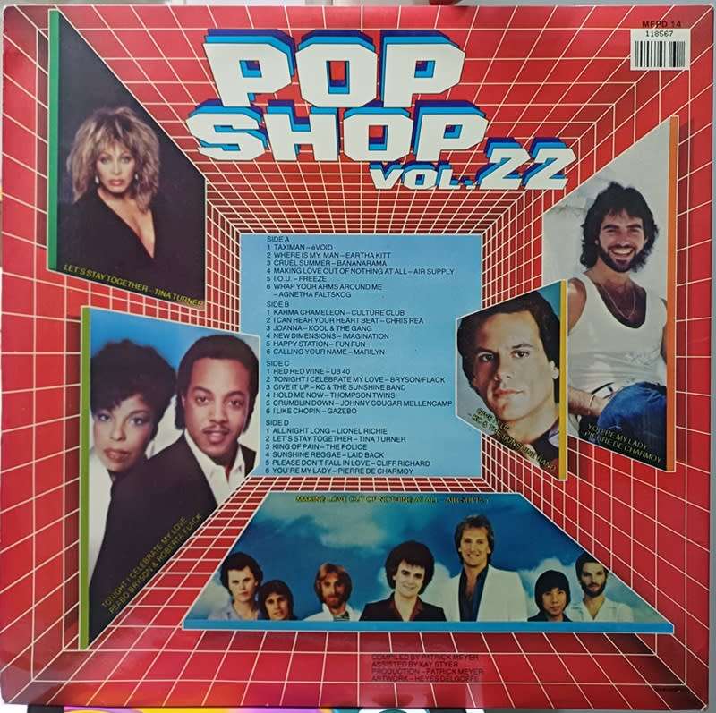 VINYL LP RECORD  - Pop Shop Vol. 22 - (DOUBLE LP)
