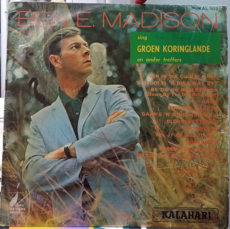 VINYL LP RECORD  - Ben E. Madison Sing Groen Koringlande en Ander Treffers