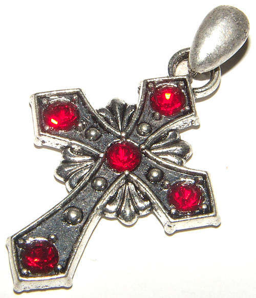 ***BRAND NEW STOCK!!!*** STUNNING SILVER CROSS ENHANCER WITH OPENING BAIL!