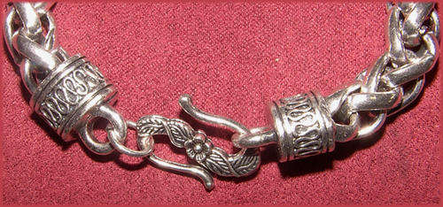 ***L@@@@K!!*** STUNNING HEAVY SILVER BRACELET!!