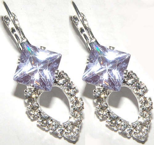 *** PRETTY*** RHINESTONE DANGLING EARRINGS!!!