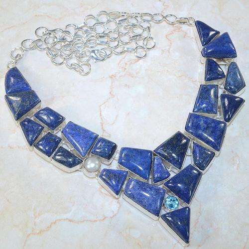 ****PURE BEAUTY IN NATURAL GEMSTONES!!****ONE OF A KIND NECKLACE!