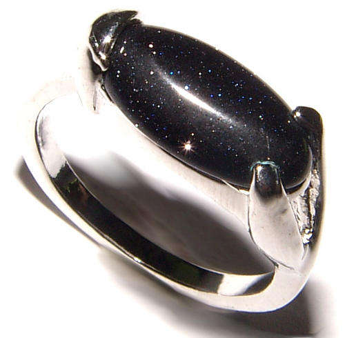 *** AU NATURAL!!*** NATURAL SUNSTONE SILVER RING - NEW!